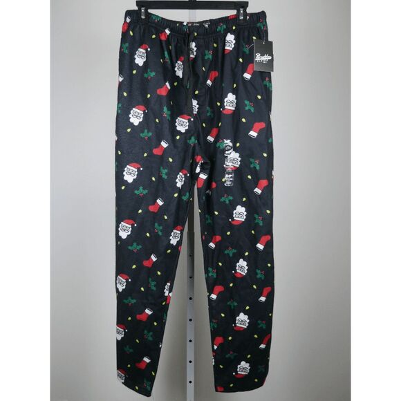 Brooklyn Cloth Men’s Holiday Pajama Pants – Santa & Christmas Print - Picture 2 of 13